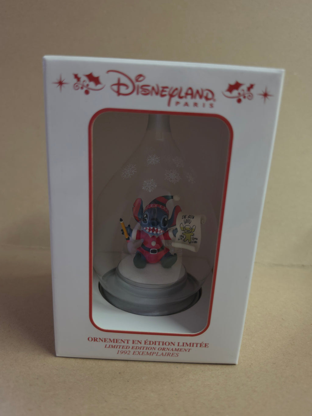 Stitch Limited edition Kerst ornament