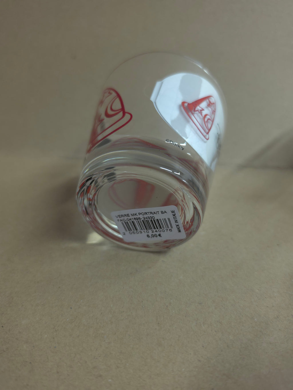 Mickey mouse drinkglas