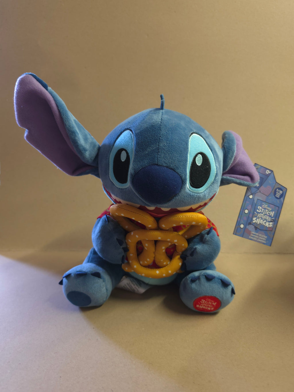 Stitch Snack attrack pretzel plush