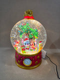 Disney Stitch snowglobe spinning