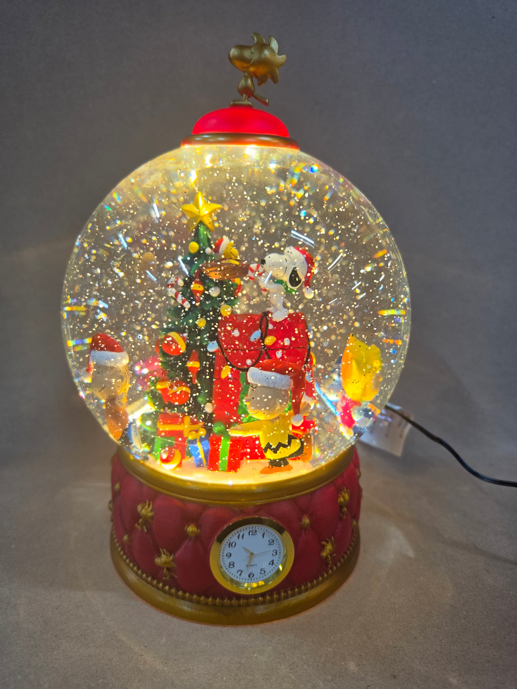 Snoopy kerst snowglobe