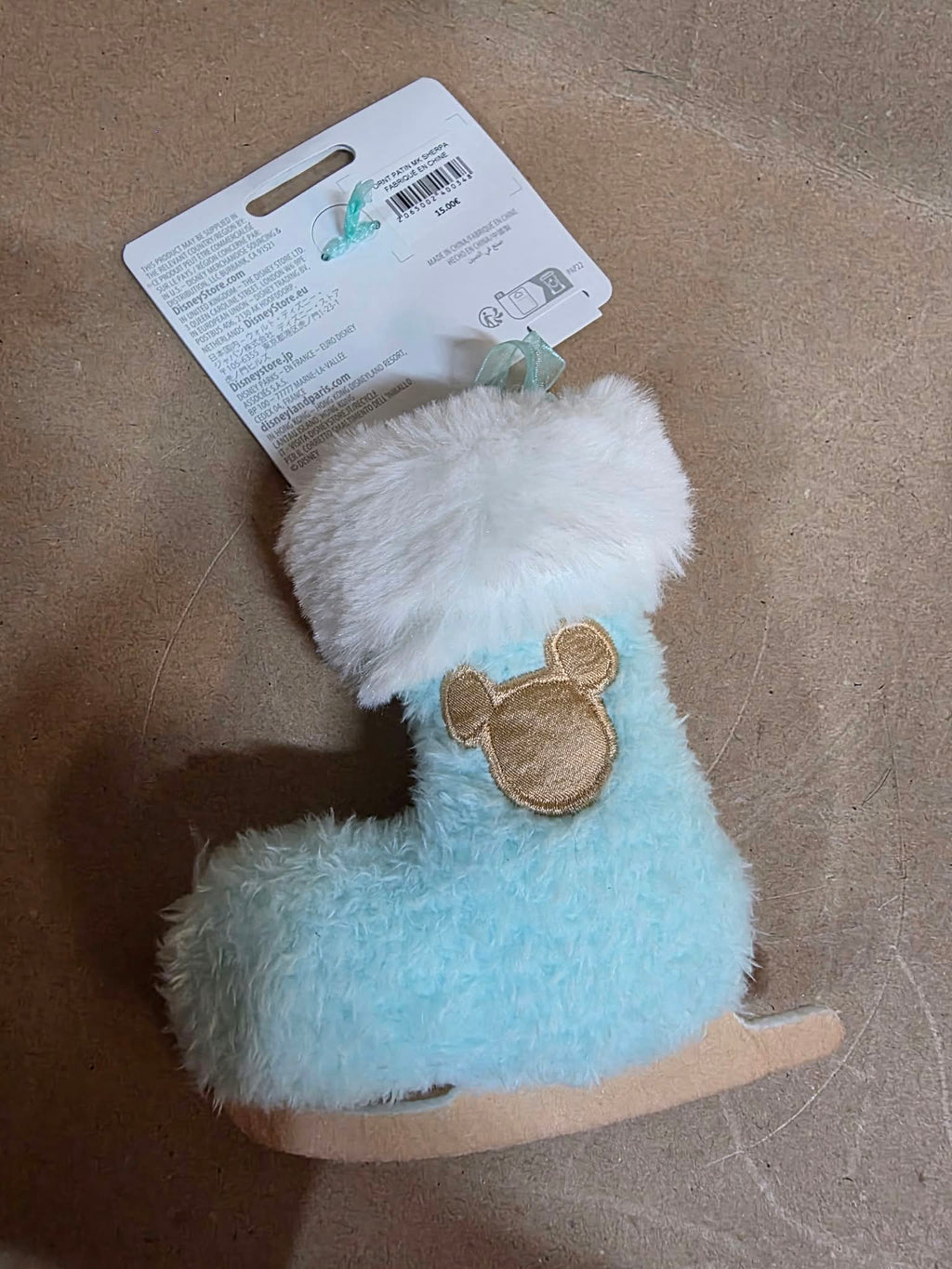 Mickey schaats plush ornament