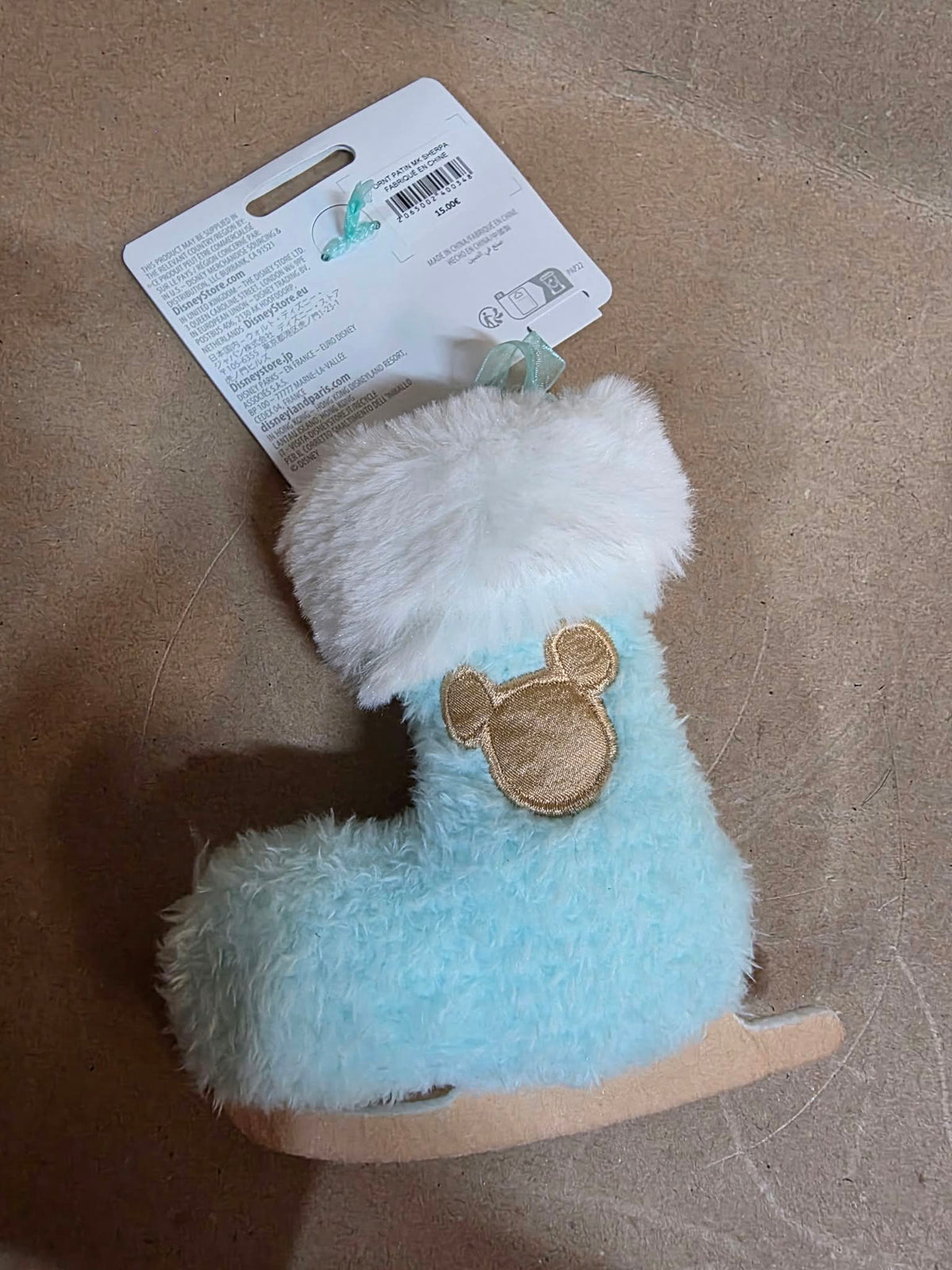 Mickey schaats plush ornament