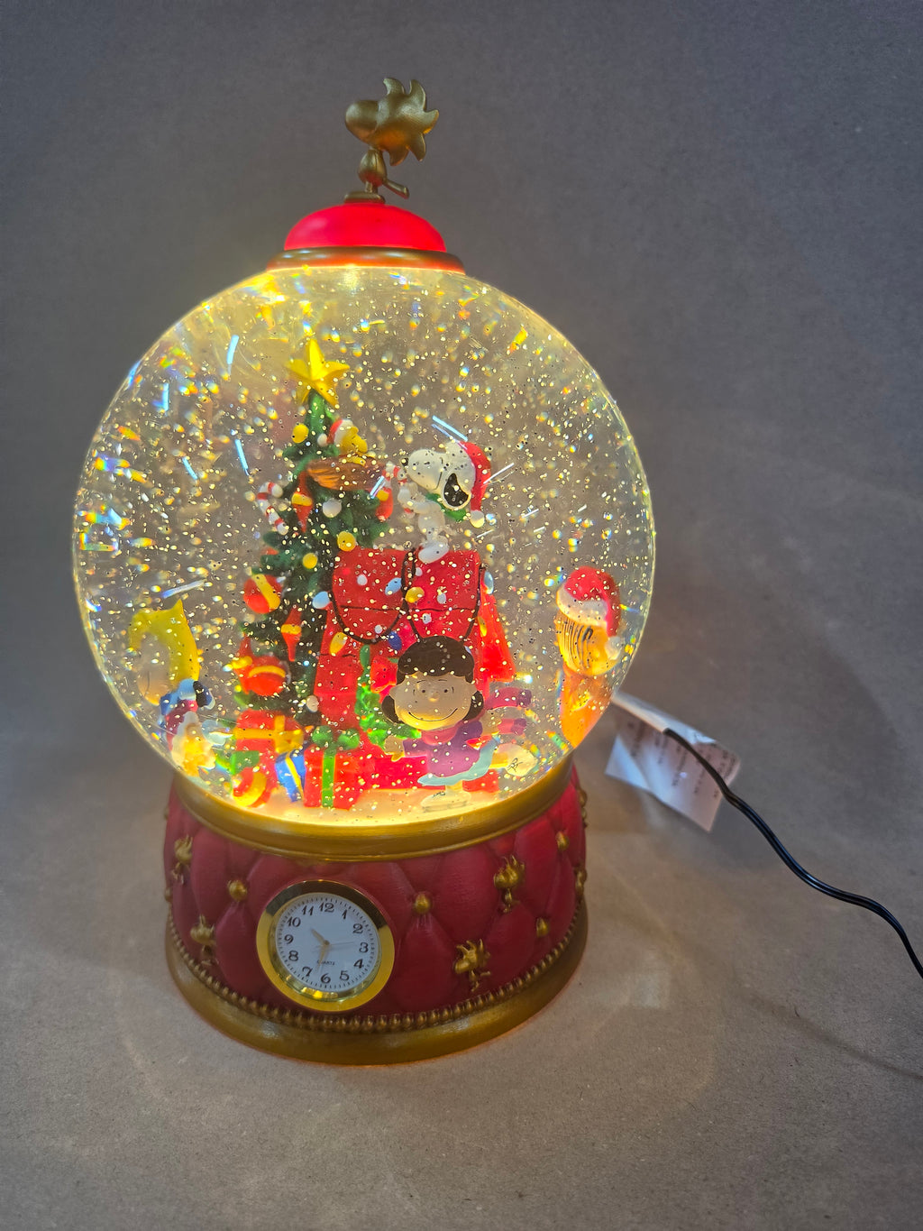 Snoopy kerst snowglobe