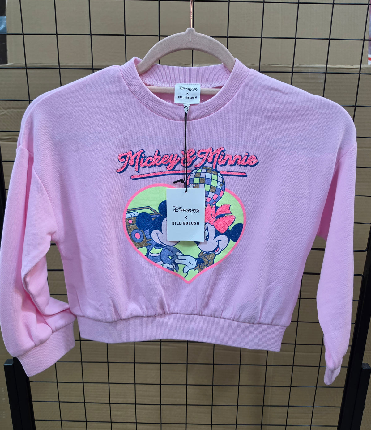 Billie blush mickey en minnie trui kids