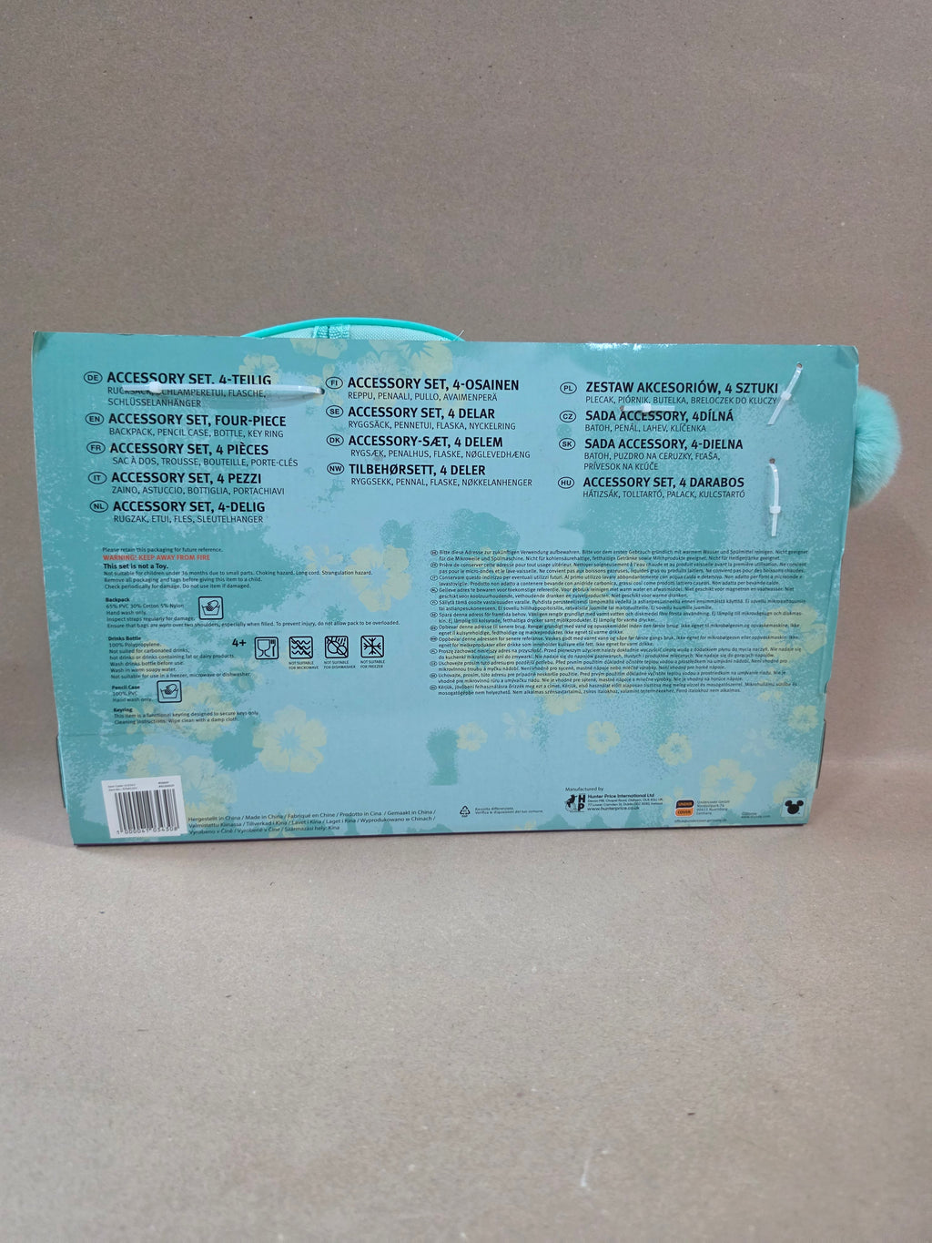 Stitch rugzak met fles en etui set