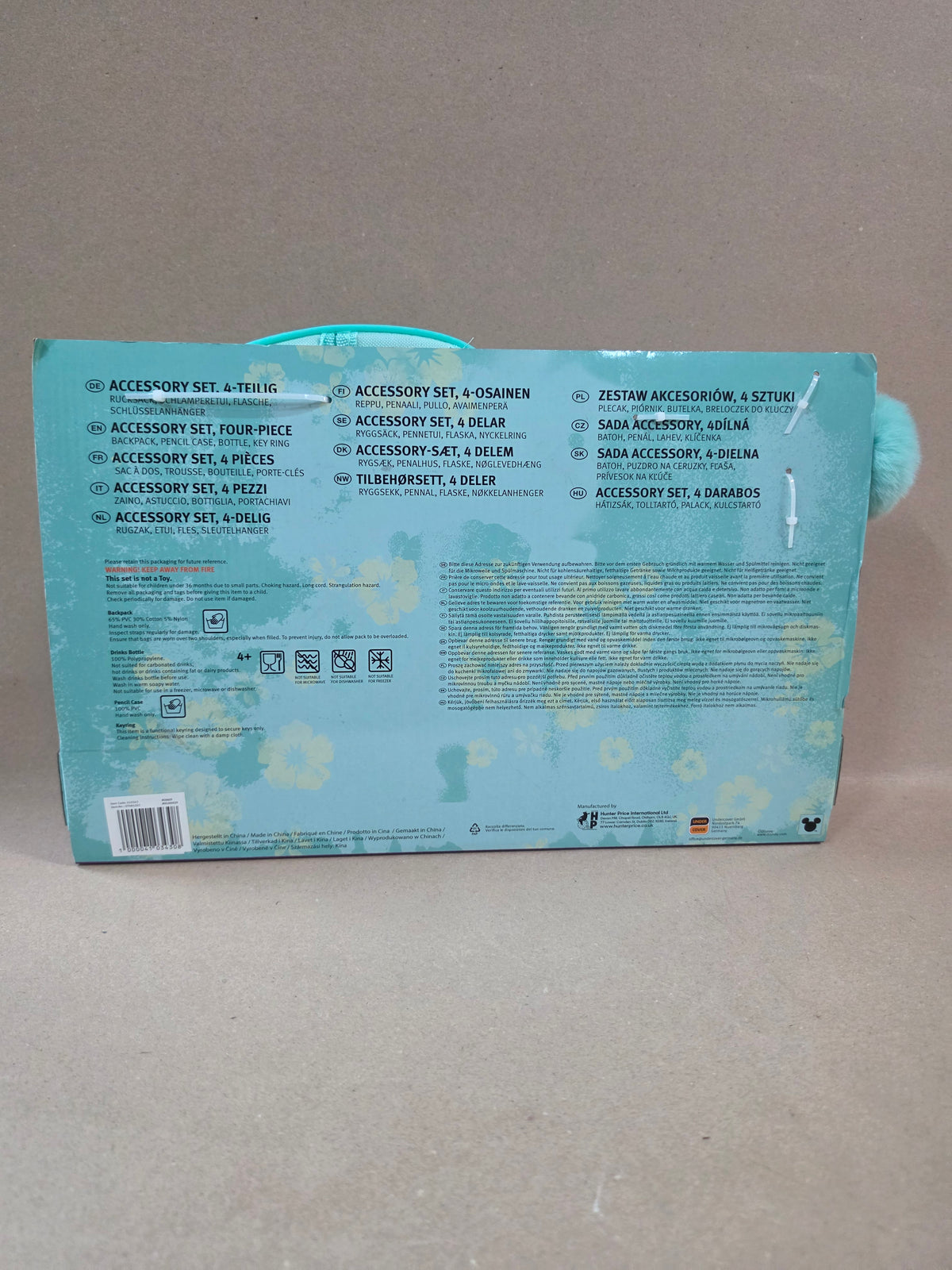 Stitch rugzak met fles en etui set