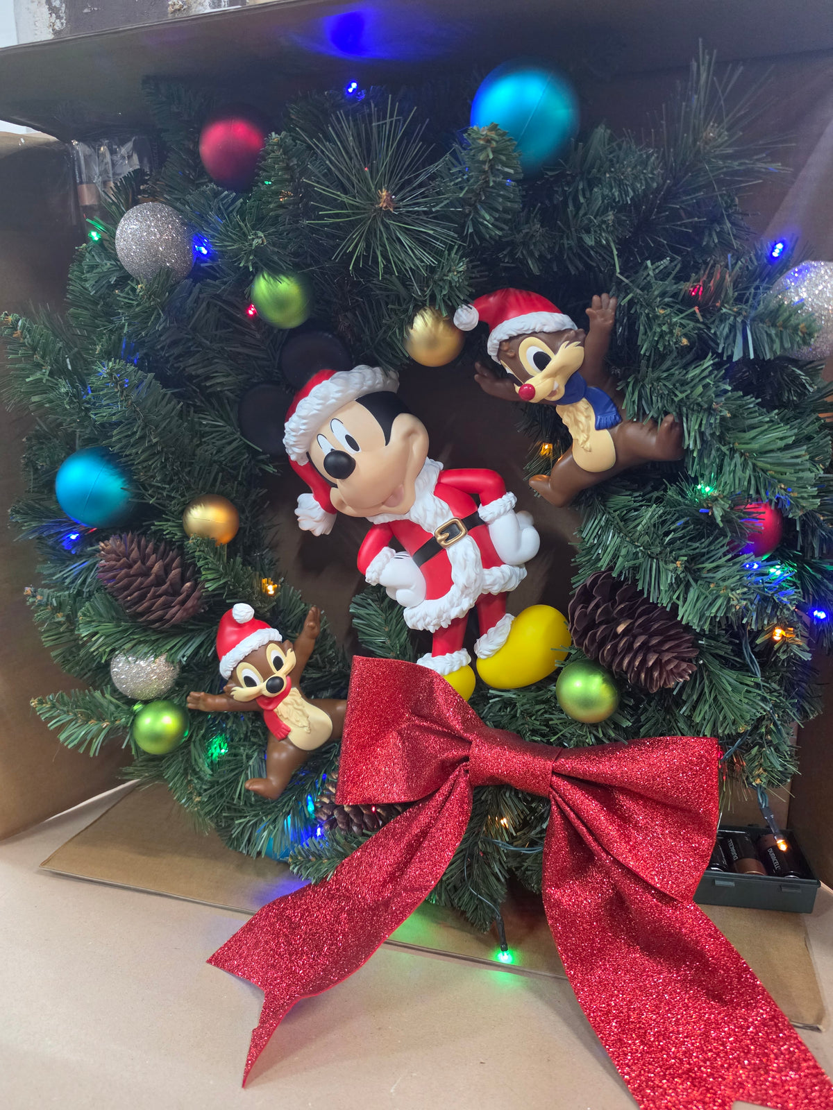 Disney krans met mickey en knabbel en babbel