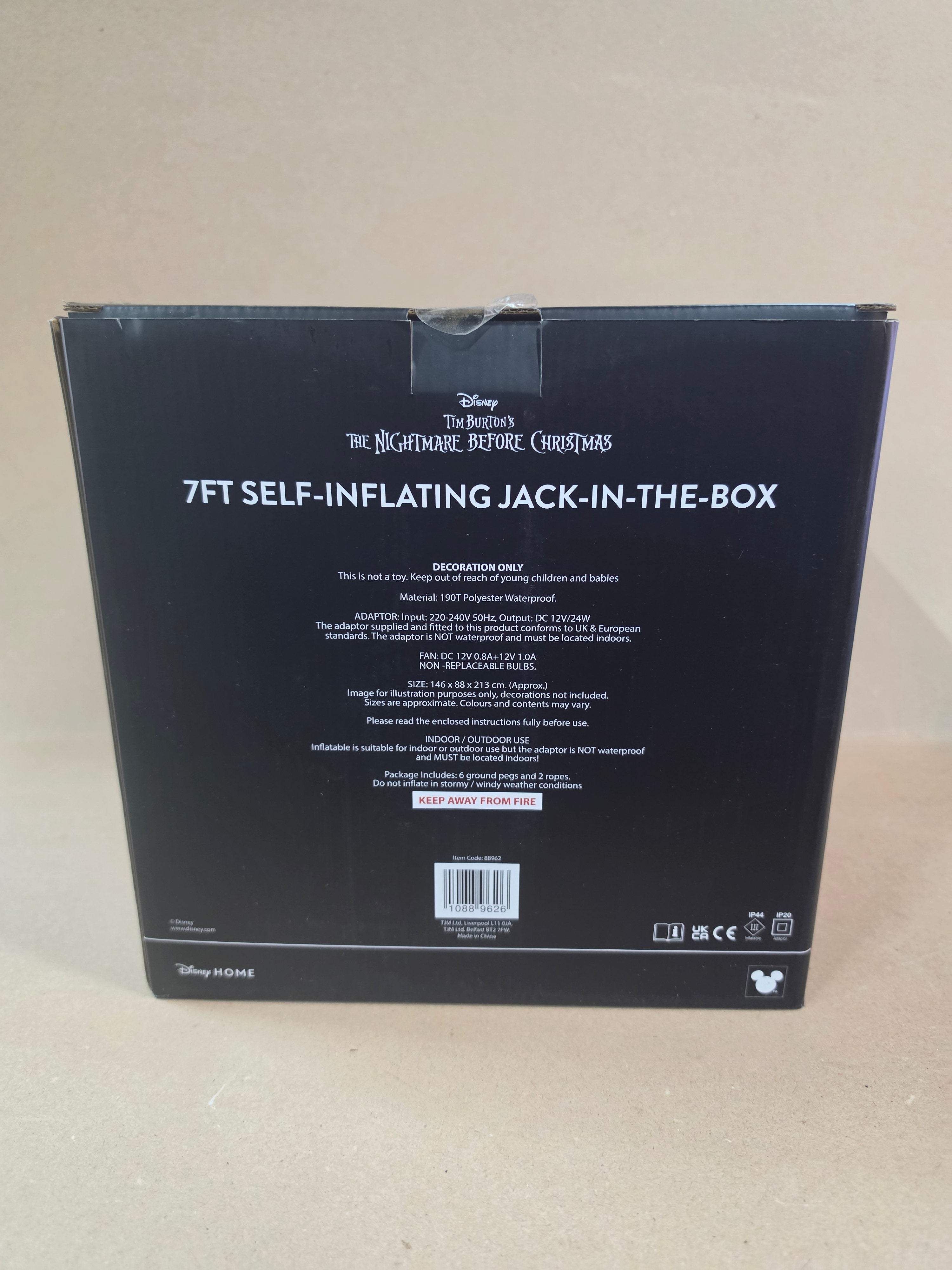 Jack in the box self inflating 2.1 meter groot
