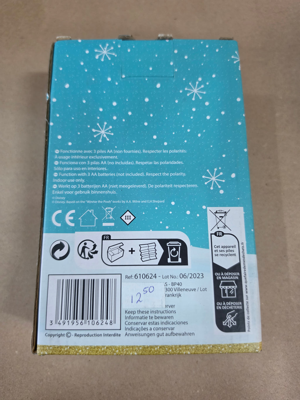 Minnie mouse 3d lampje