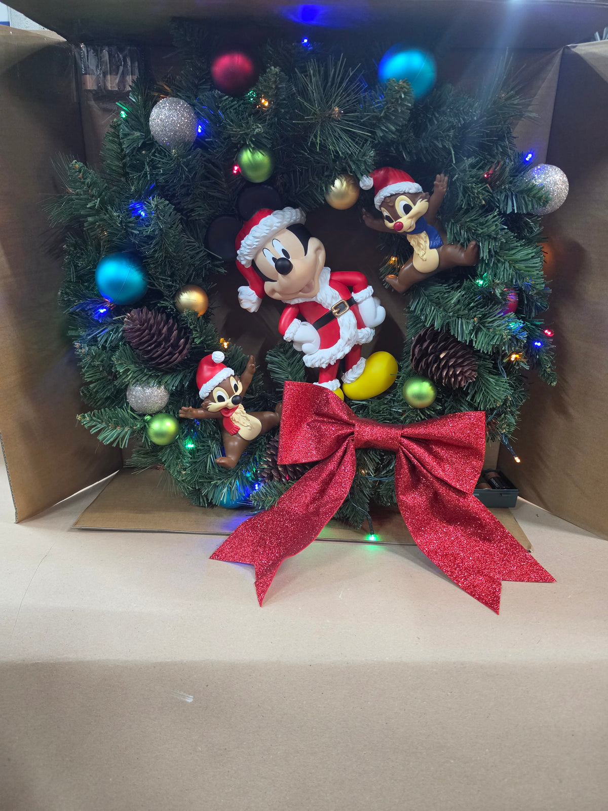 Disney krans met mickey en knabbel en babbel