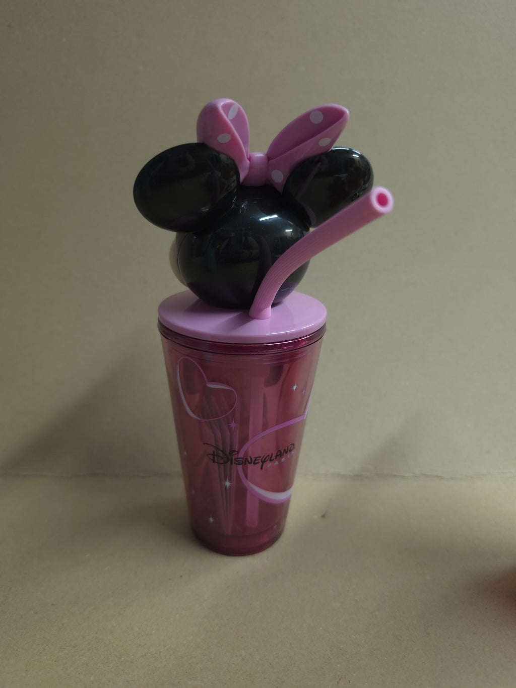 Minnie Mouse drinkfles met rietje