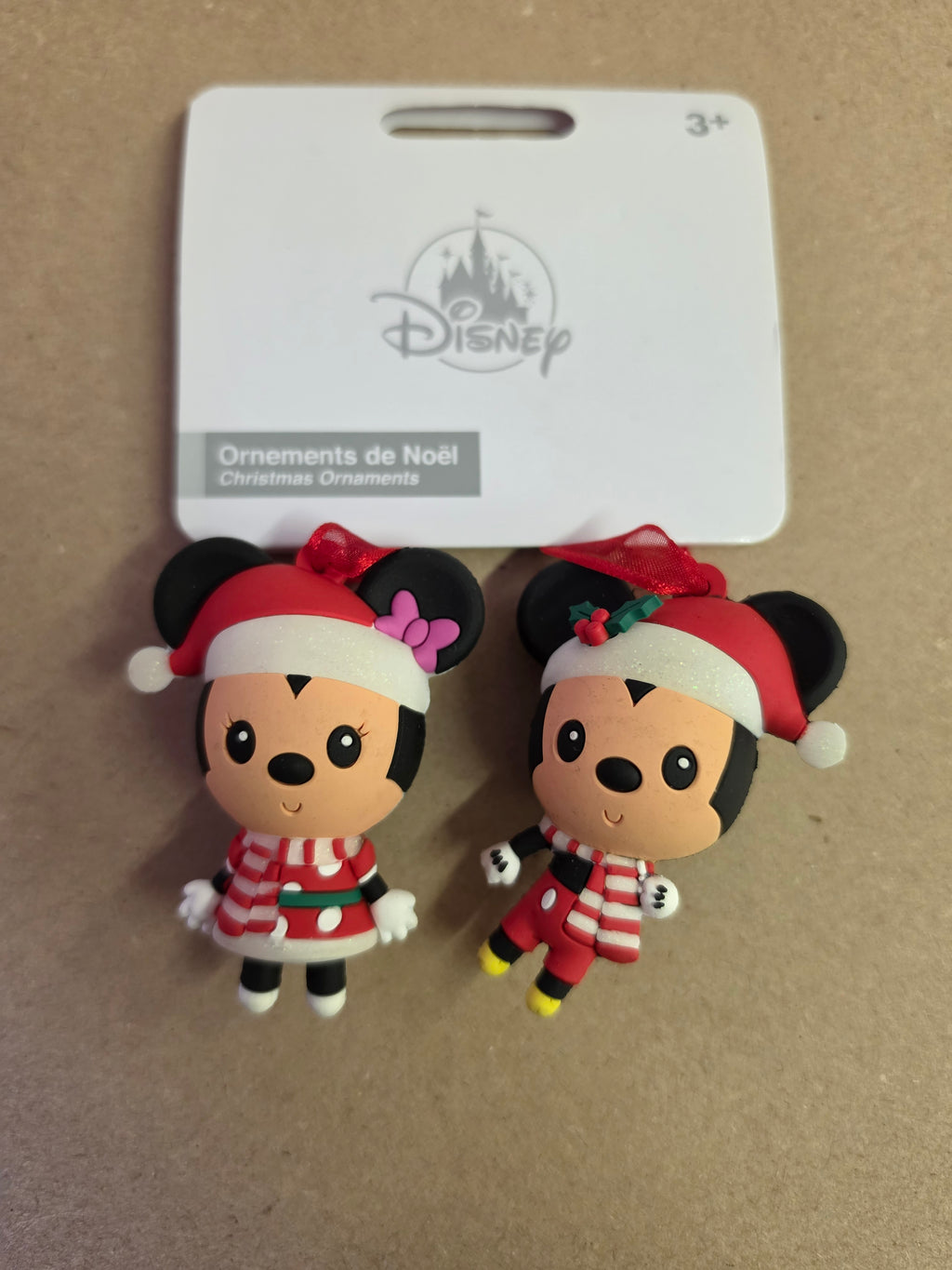 Mickey & Minnie Kerst ornamenten