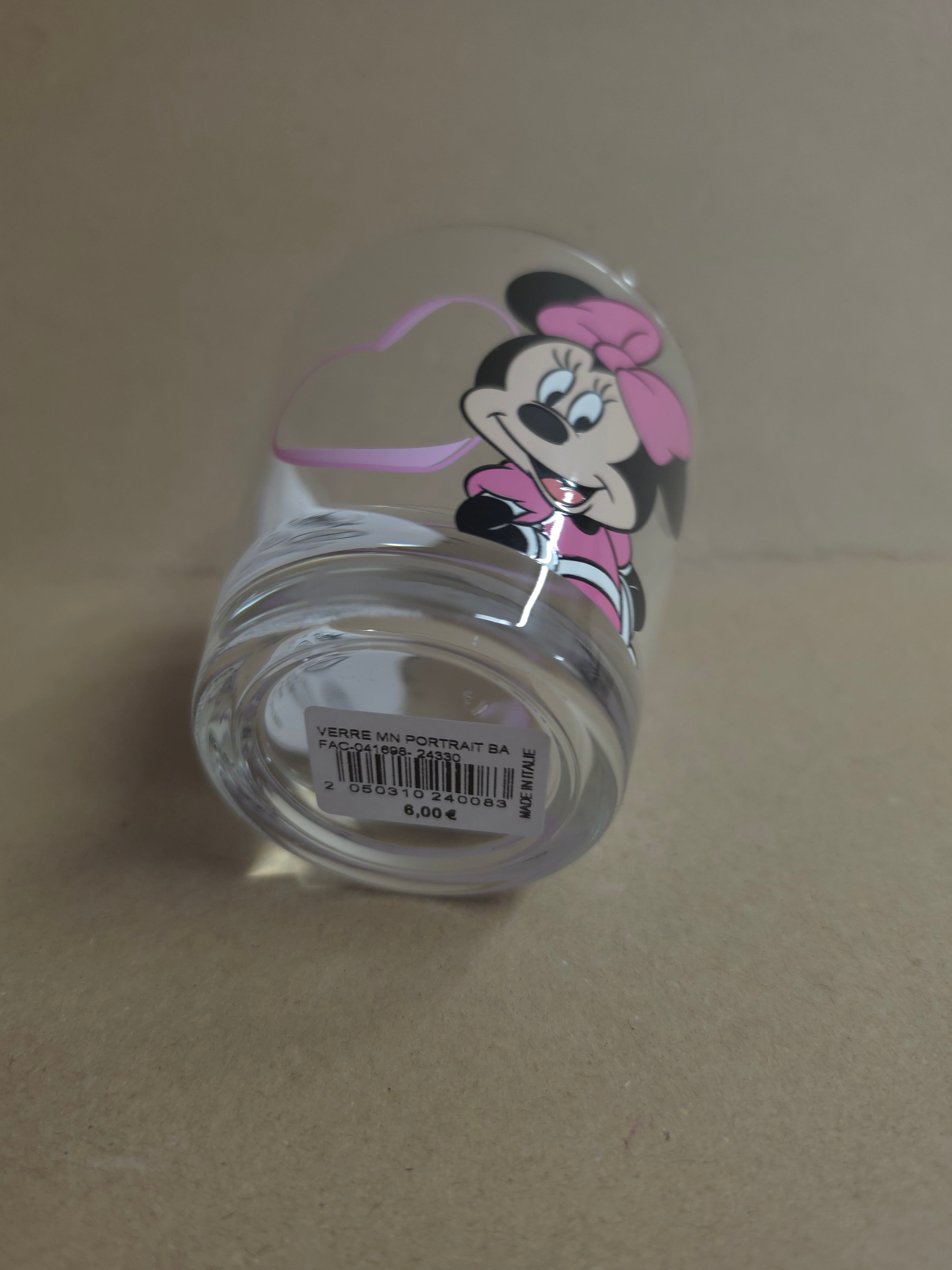 Minnie mouse drinkglas