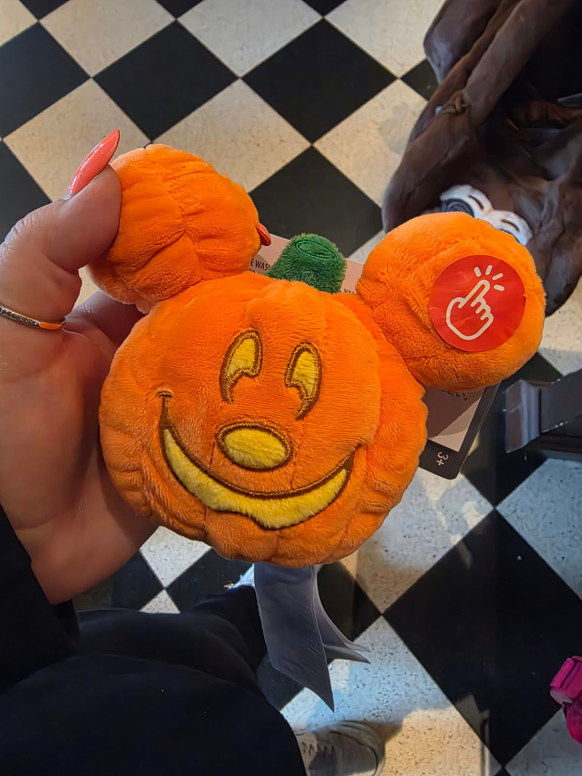 Schouder buddy mickey halloween met verlichting