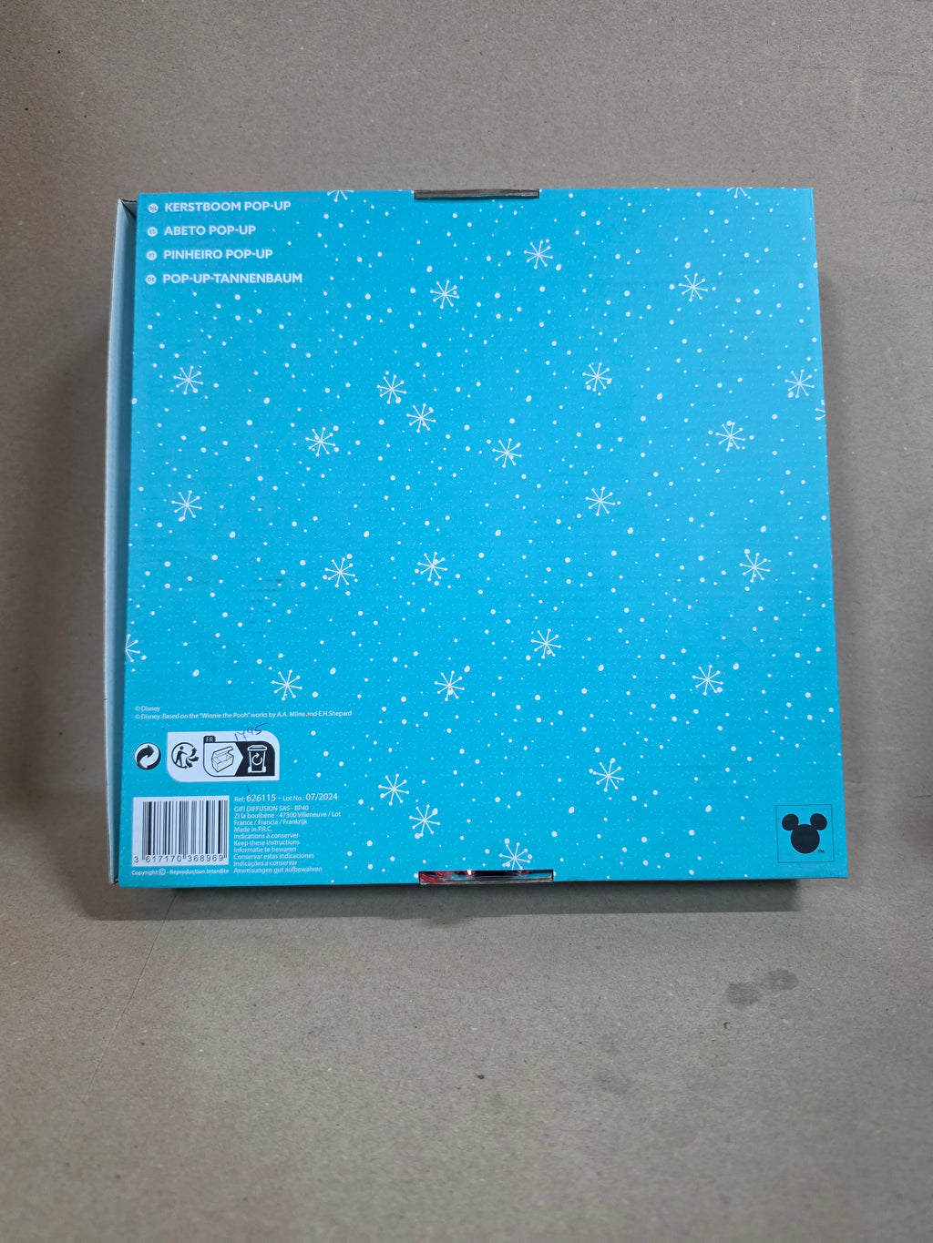 Mickey popup kerstboom 56cm