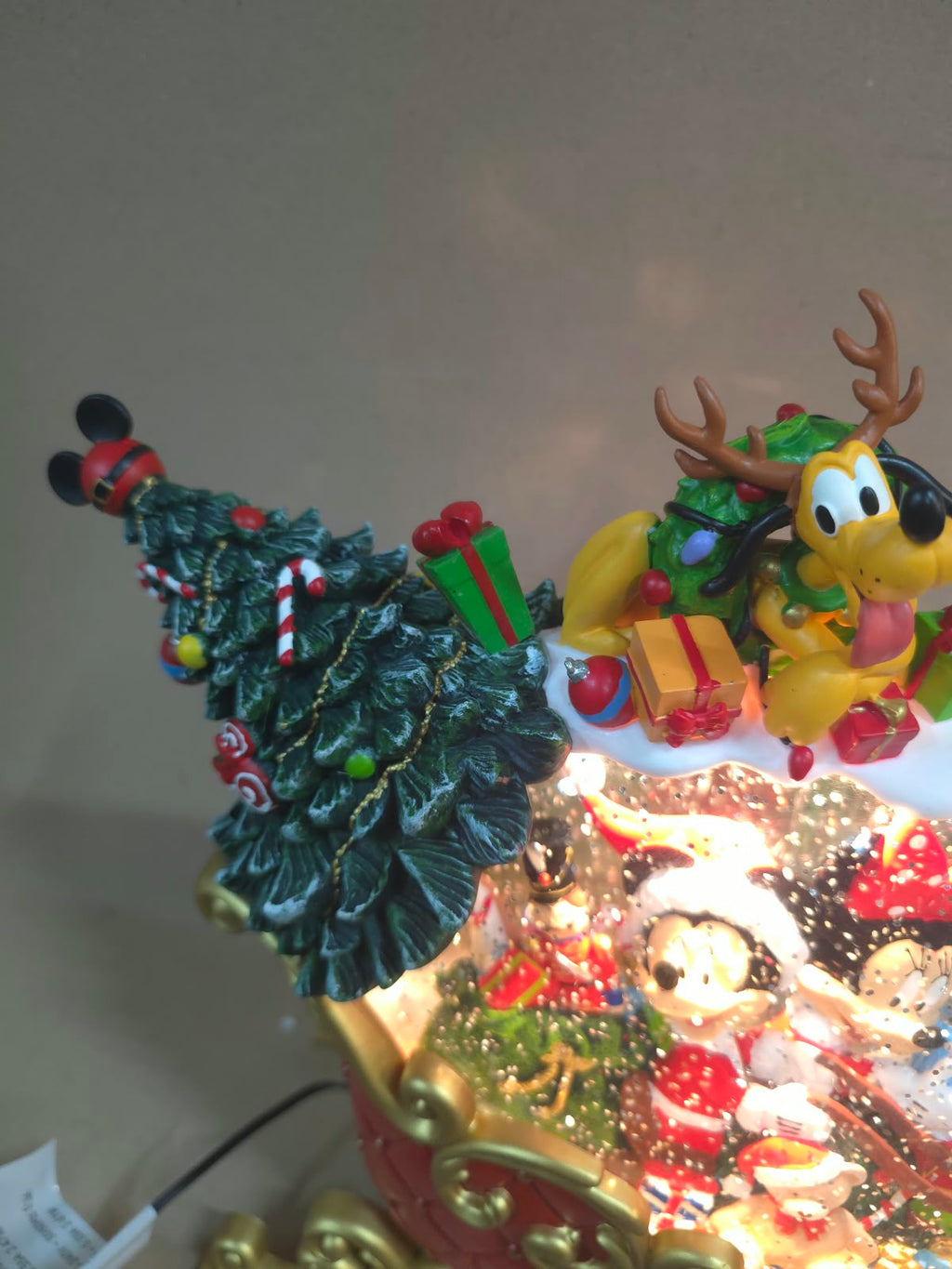 Mickey en minnie slee globe