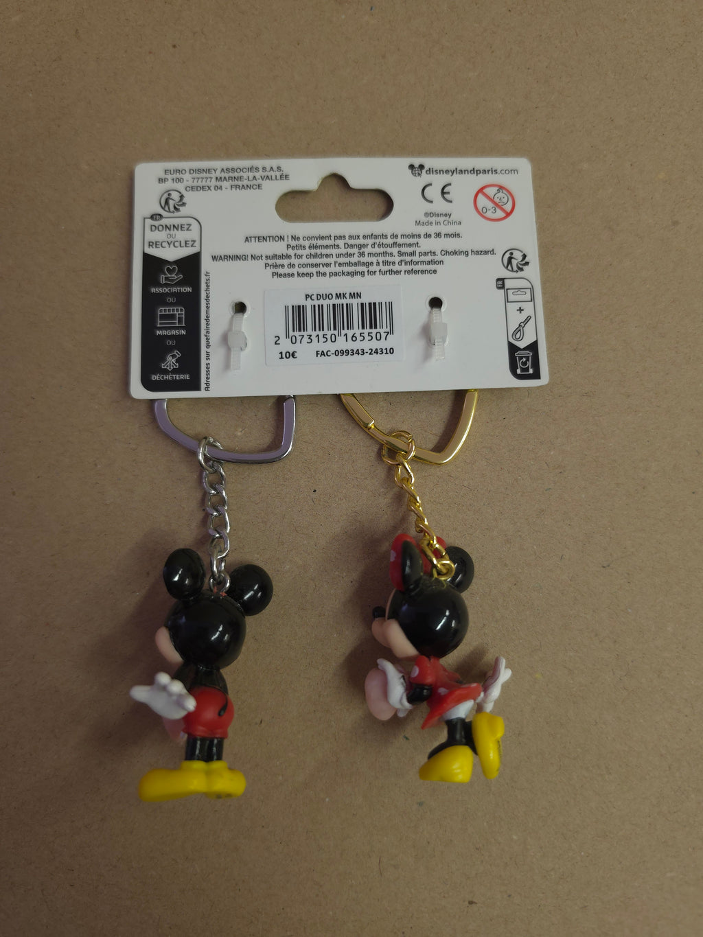 Mickey & Minnie duo hangers