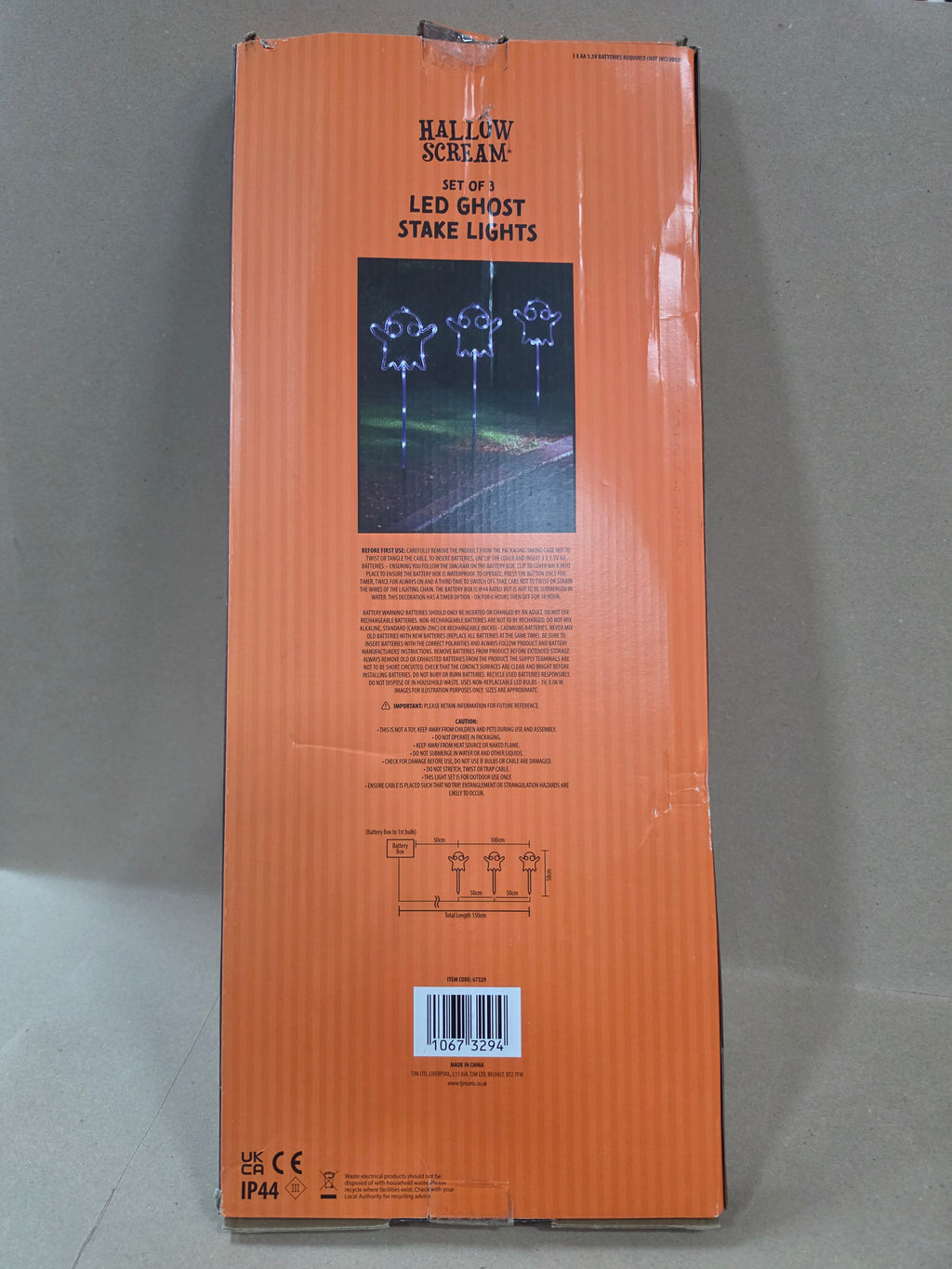 Led ghost stake lights
