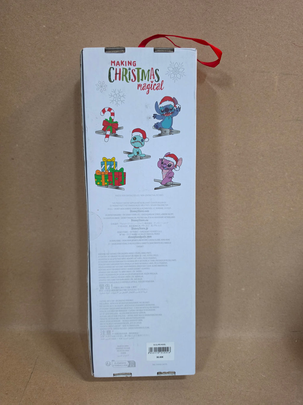 Stitch and friend kerstboom clips