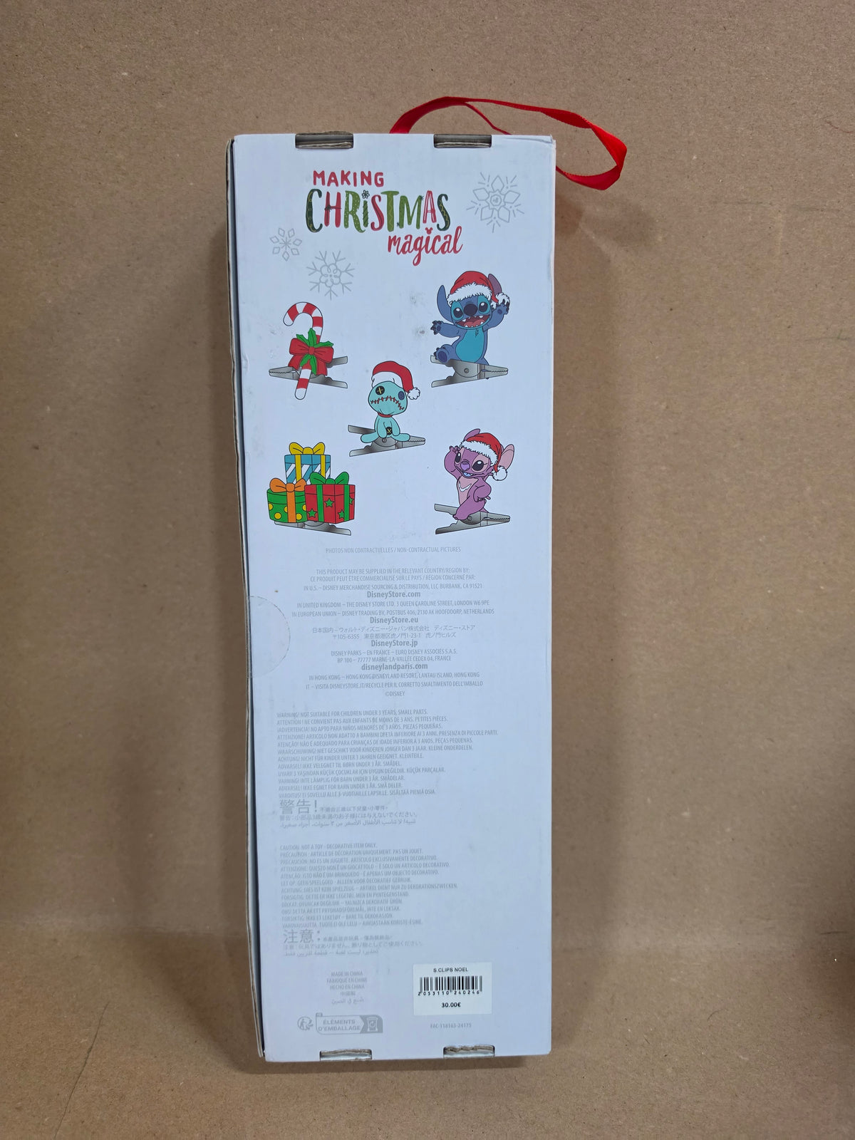 Stitch and friend kerstboom clips