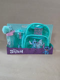 Stitch rugzak met fles en etui set