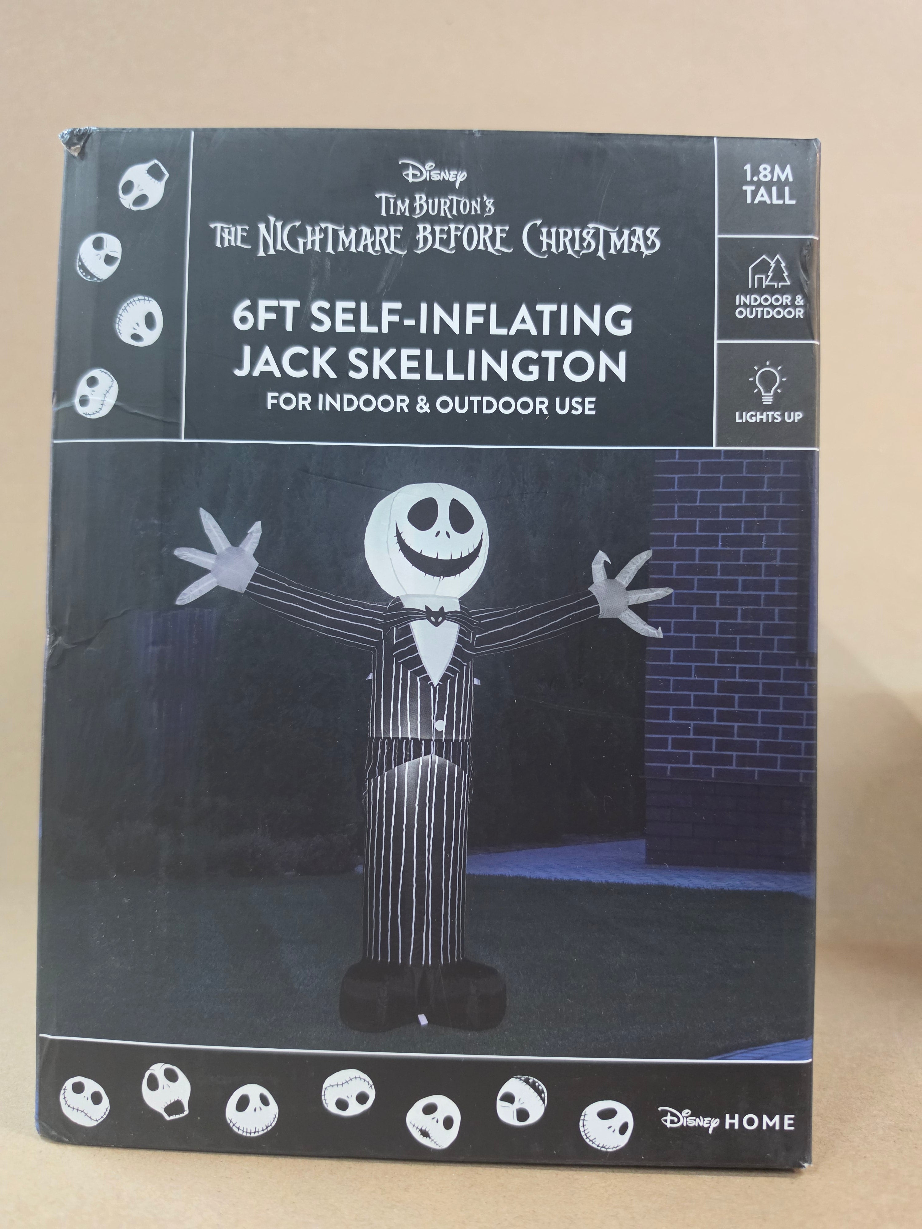 Jack skellington self-inflating 1.8meter