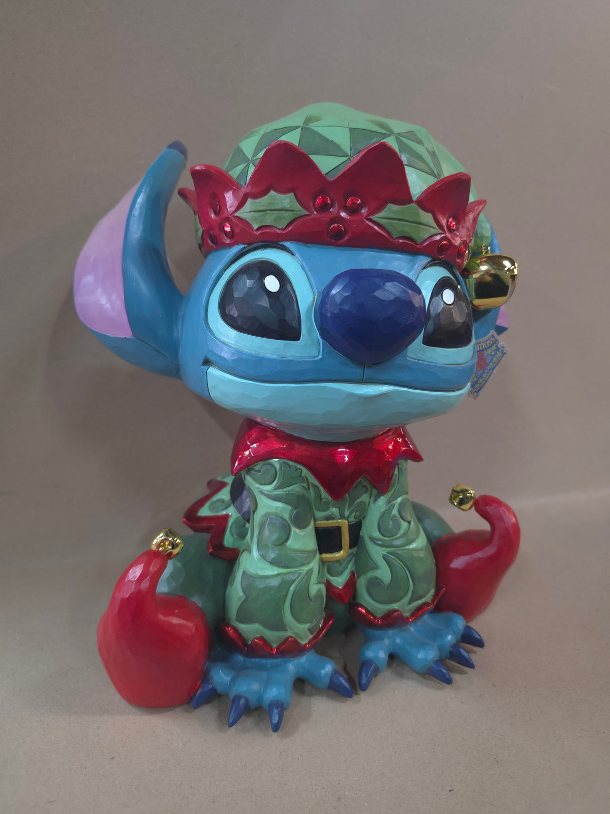Disney Stitch Elf Costuum jim shore +/- 40 cm