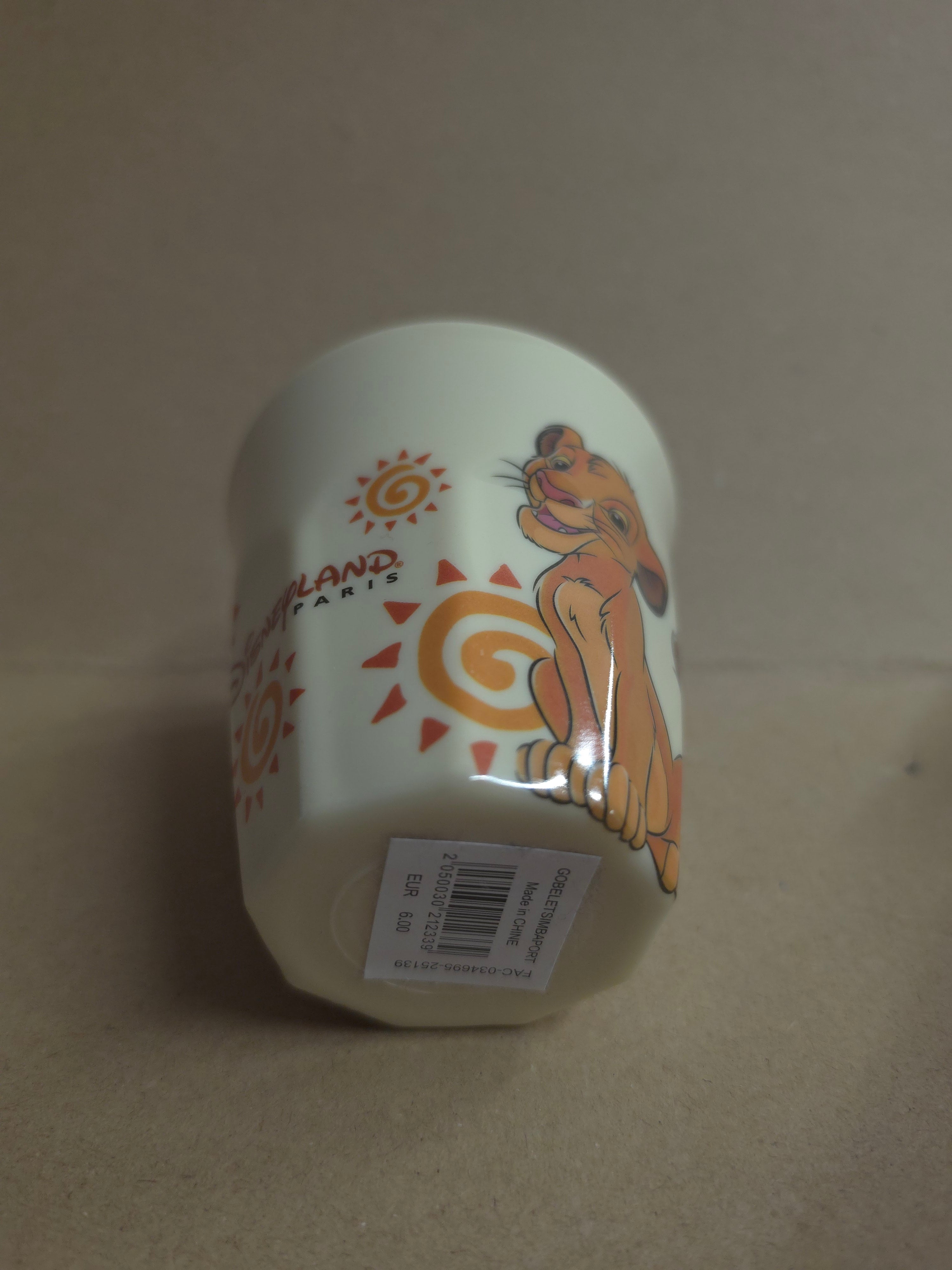Lion King Melamine cup