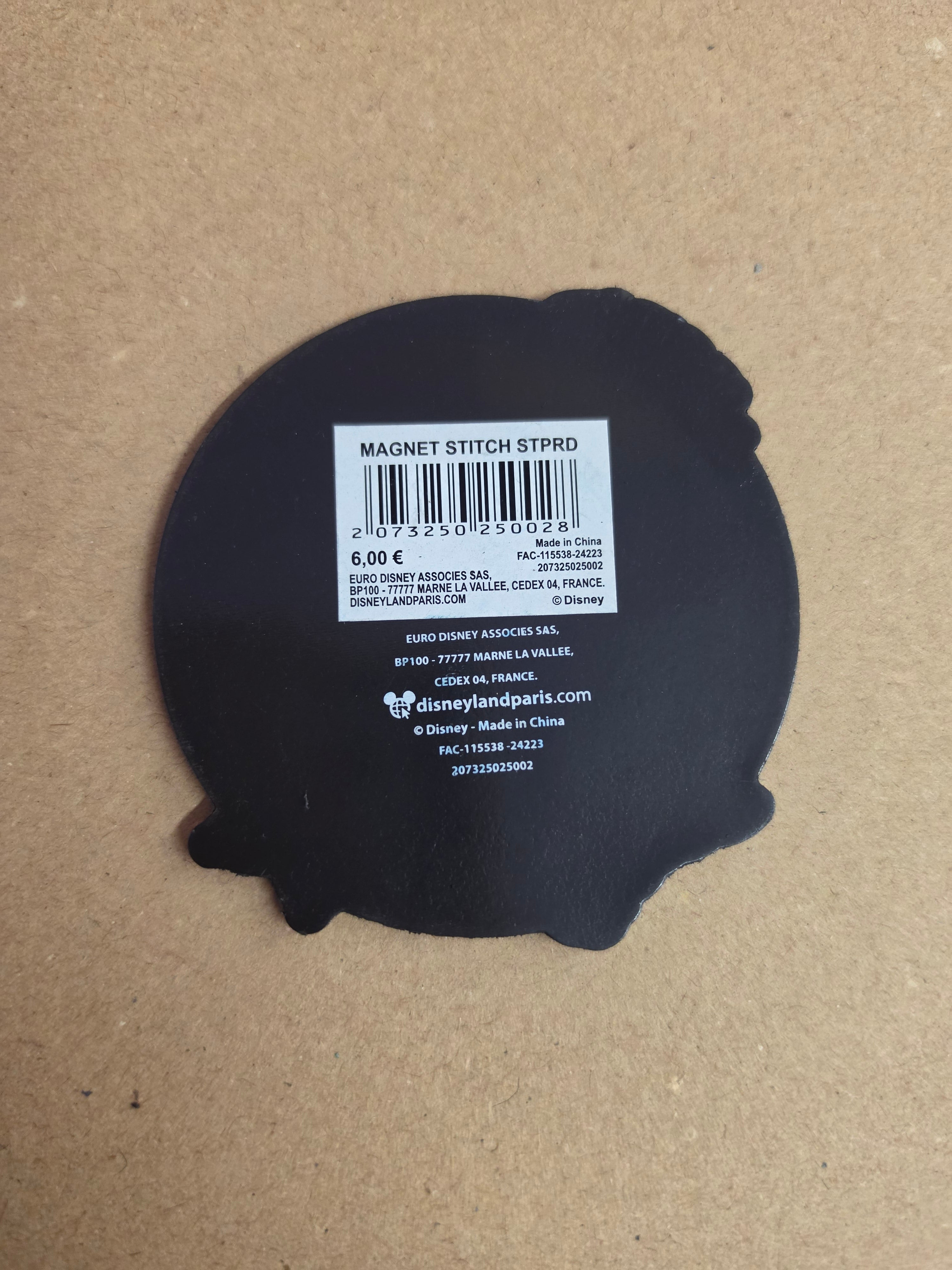 Stitch Hawai style magneet rond
