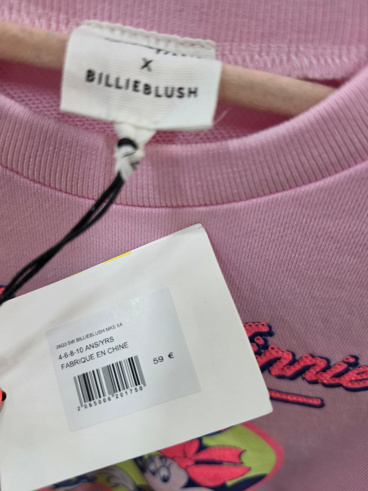Billie blush mickey en minnie trui kids