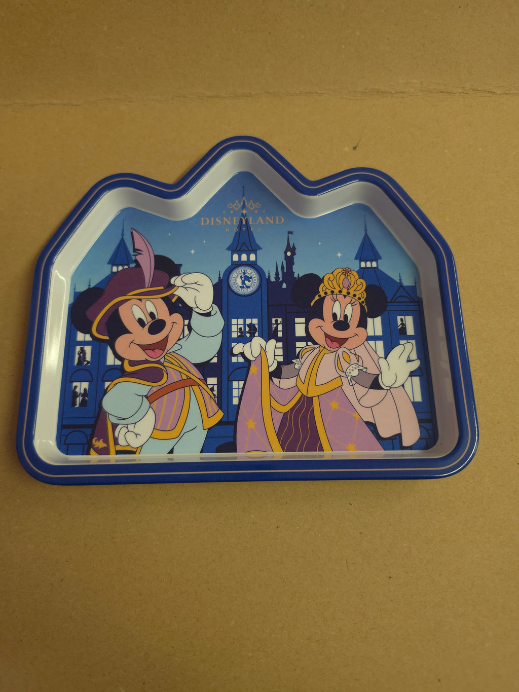 Mickey en Minnie Disneyland Hotel Melamine Bordje