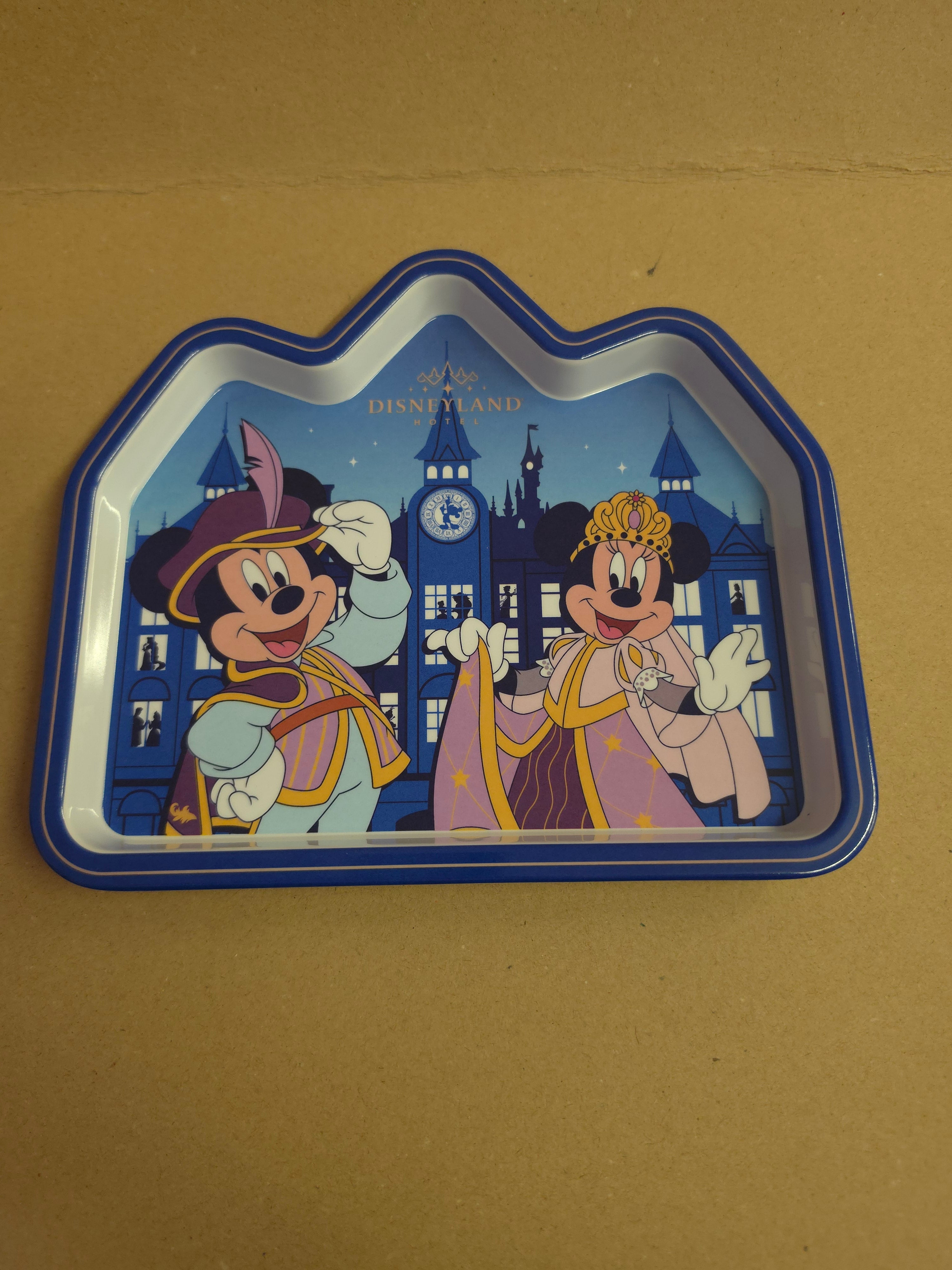 Mickey en Minnie Disneyland Hotel Melamine Bordje