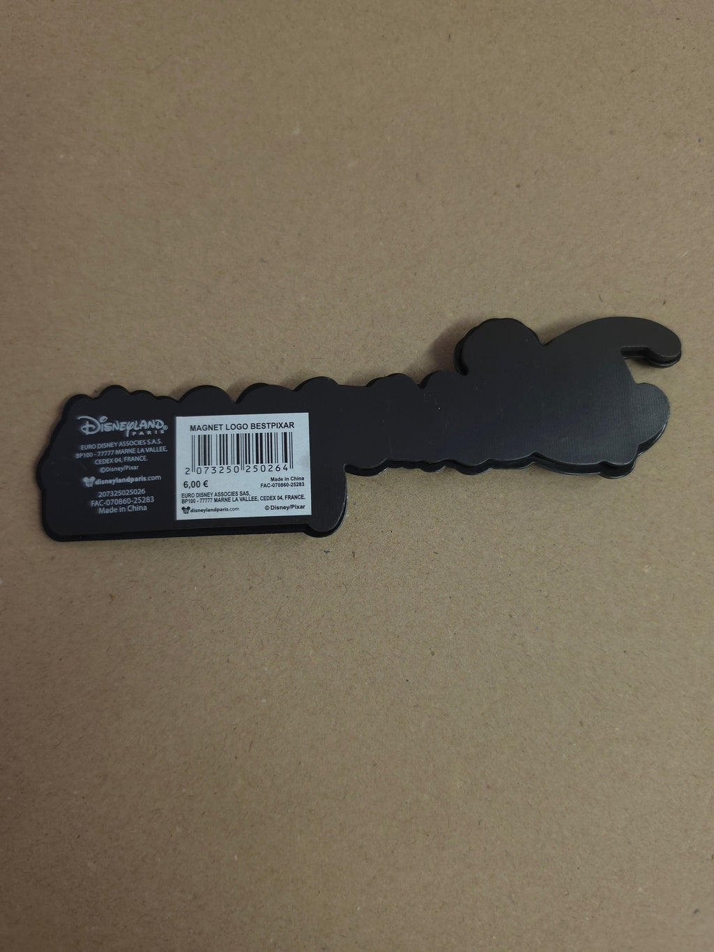 Disneyland paris black 3D magneet