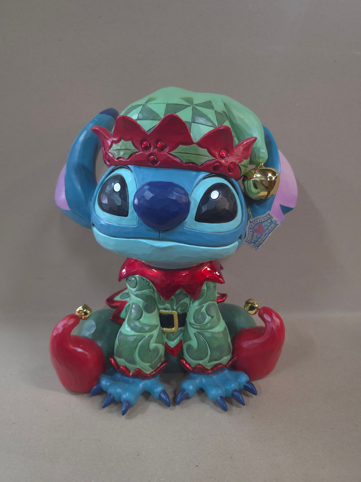 Disney Stitch Elf Costuum jim shore +/- 40 cm