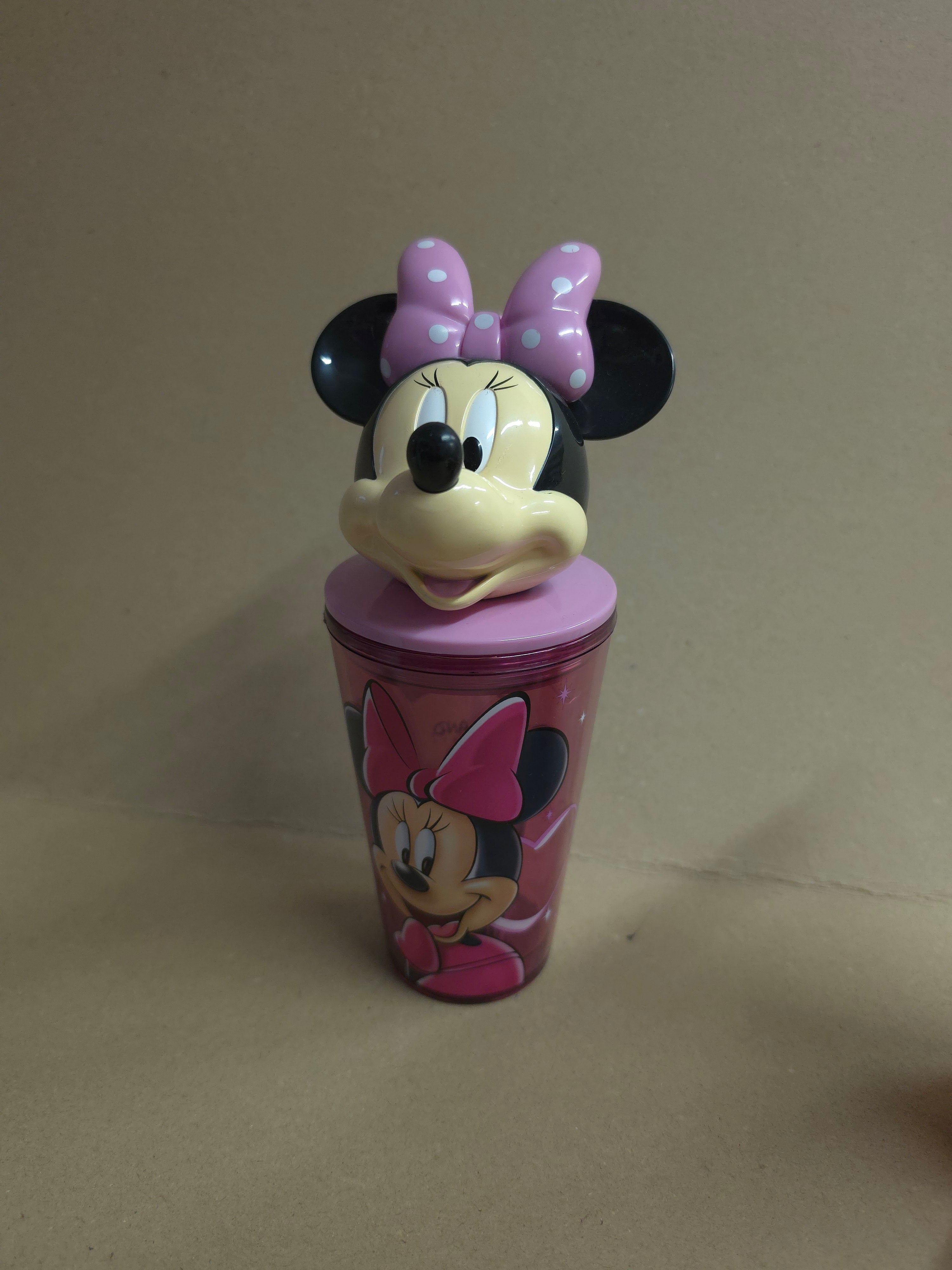 Minnie Mouse drinkfles met rietje
