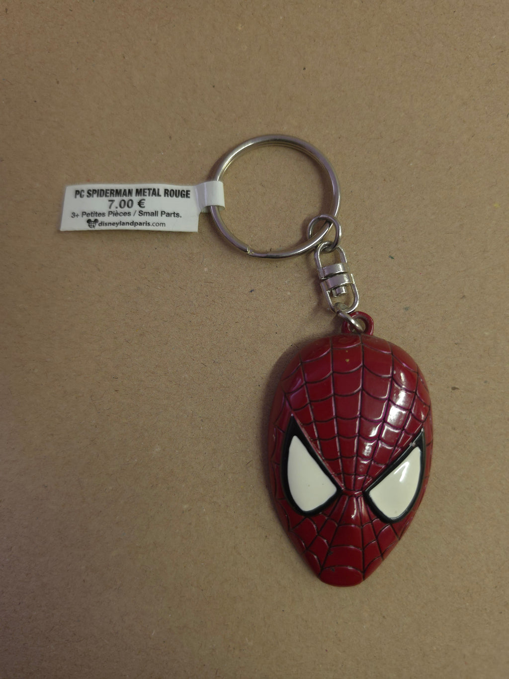 Spiderman Ijzere hoofd sleutelhanger