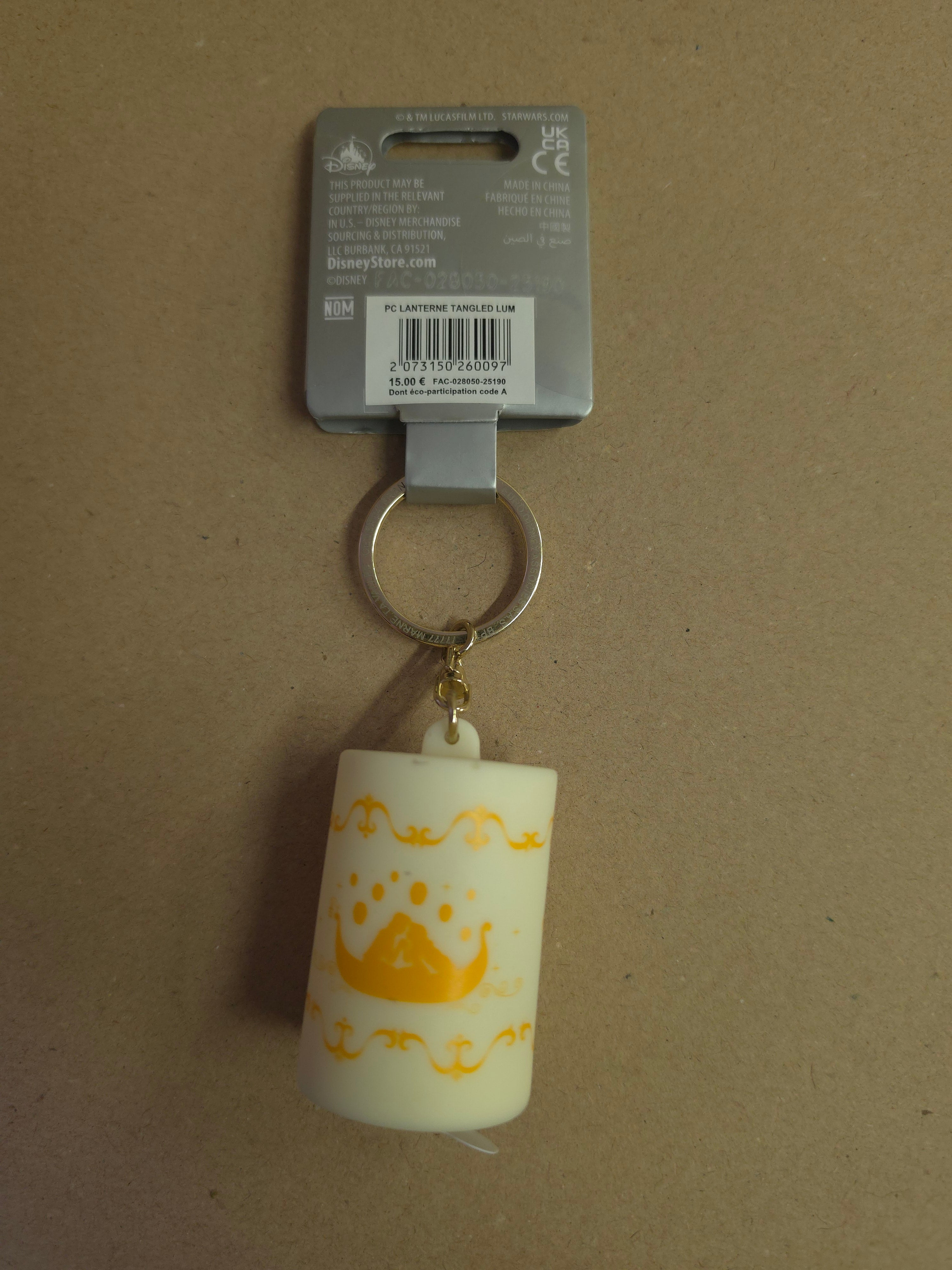 Tangled ( met licht ) sleutelhanger