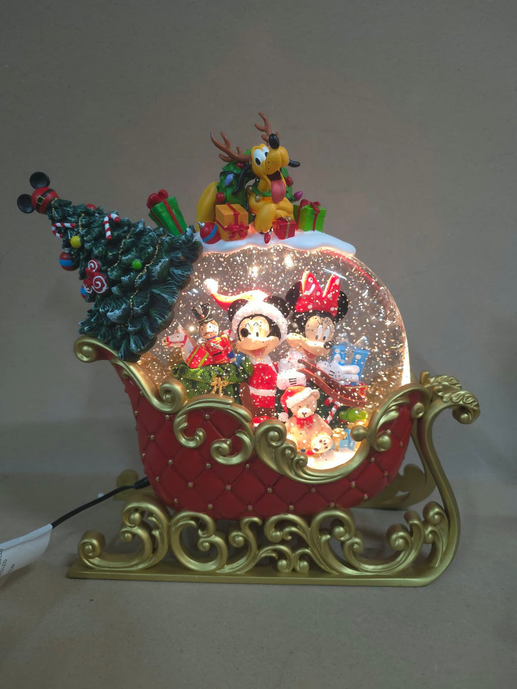 Mickey en minnie slee globe