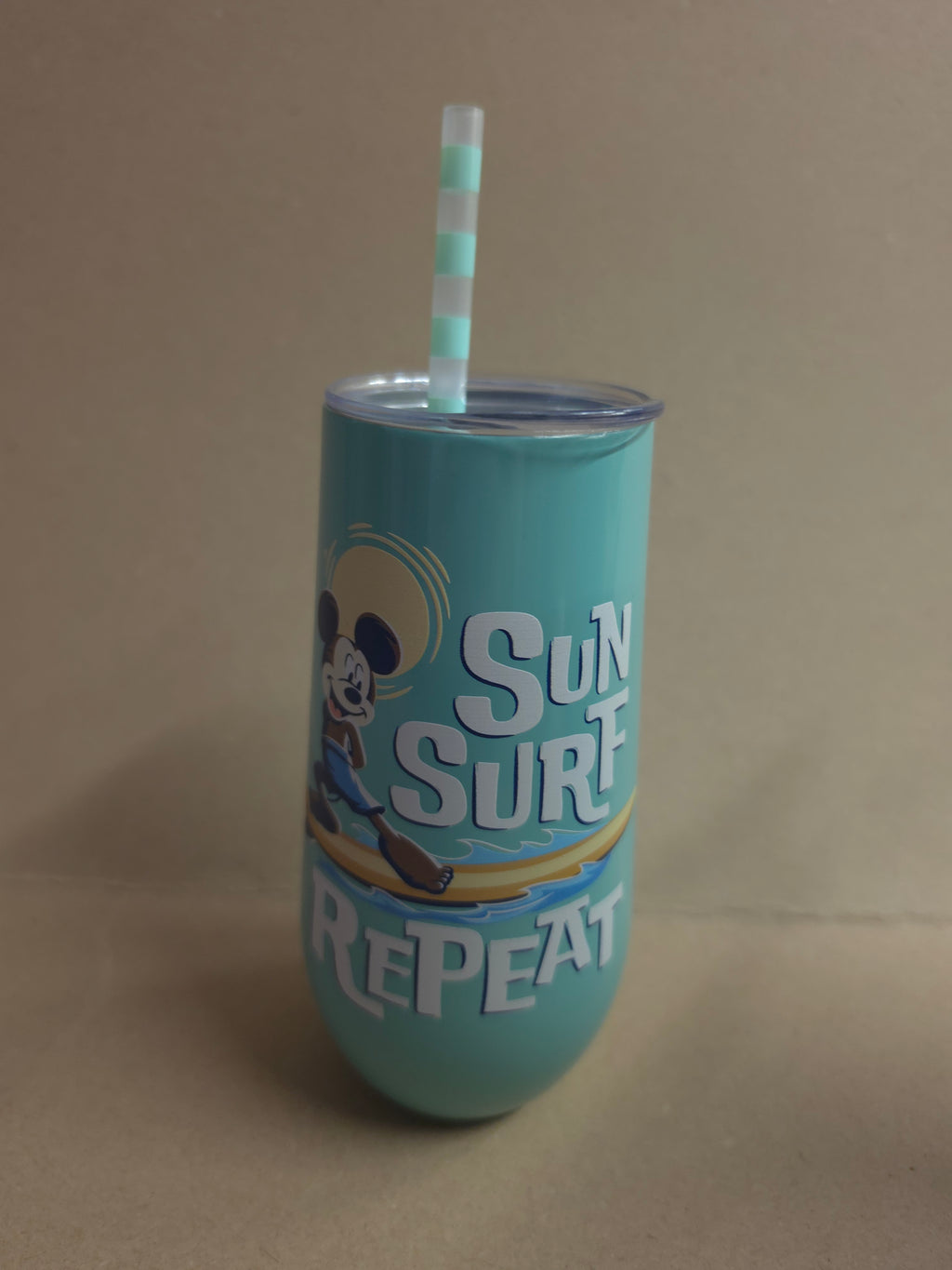 Disney Mickey Sun Surf Repeat drinkbeker met rietje