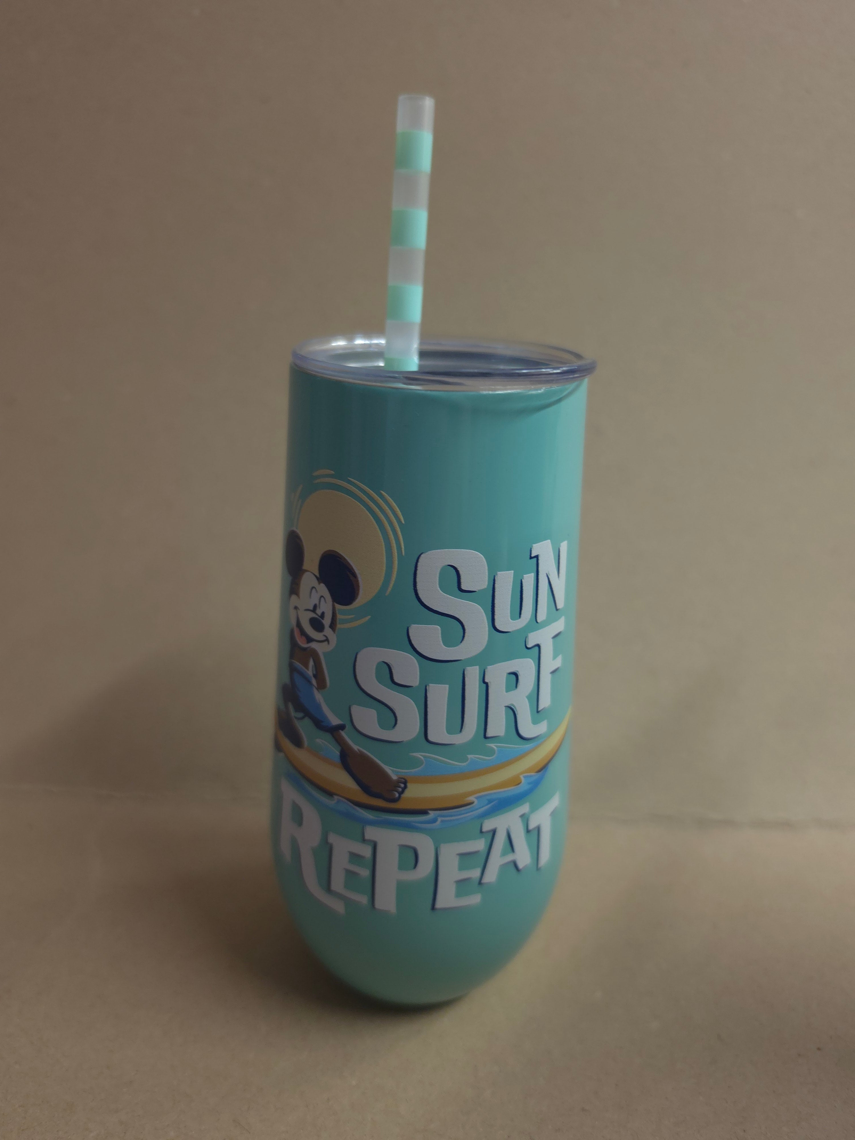 Disney Mickey Sun Surf Repeat drinkbeker met rietje